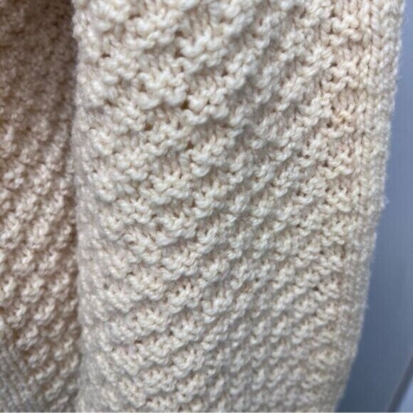 Vintage Handknit Mock Neck Cottagecore Sweater - Picture 8 of 8